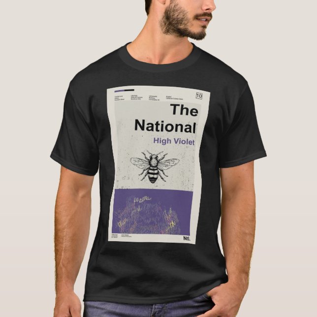 Das nationale - Hochgewühl-Poster T-Shirt (Vorderseite)