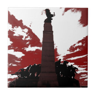 Das nationale Kriegs-Denkmal Fliese
