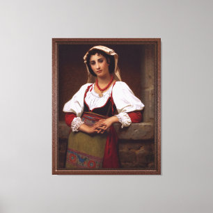 Das neapolitanische Mädchen von Hugues Merle Leinwanddruck