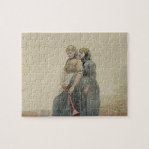 Das Nebelhorn, 1883 (w/c) Puzzle