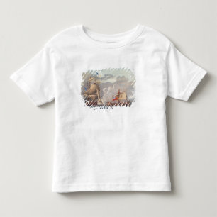 Das Nehmen des englischen Schiffes 'das Java Kleinkind T-shirt