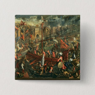 Das Nehmen von Konstantinopele (Öl auf Leinwand) Button