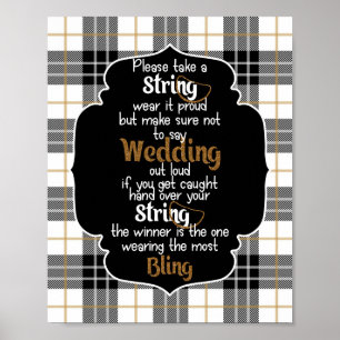 Das Nekklassespiel Flannel and Frost Brautparty Poster