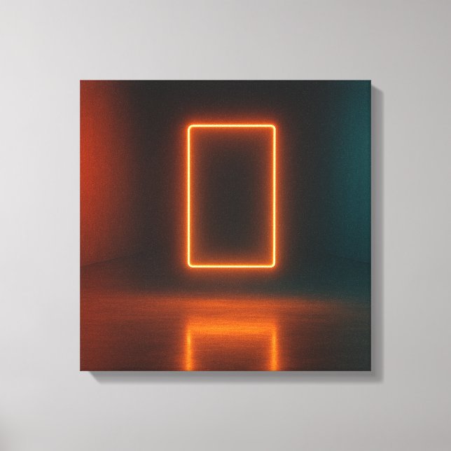 Das Neontor Leinwanddruck (Vorderseite)