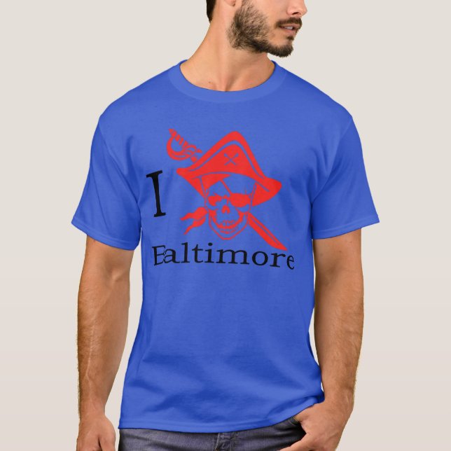 Das Nest der Piraten, i-Liebe Baltimore T-Shirt (Vorderseite)