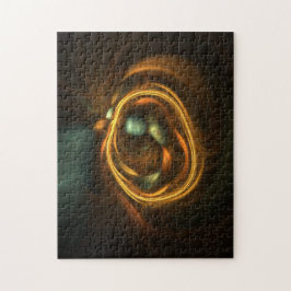 Das Nest des Fraktal-Kunst-Vogels Puzzle