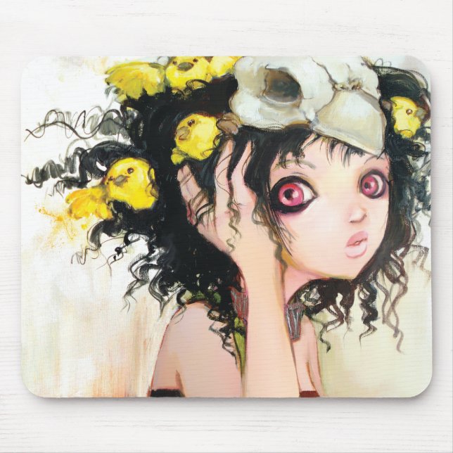 Das Nest Mousepad des Vogels (Vorne)