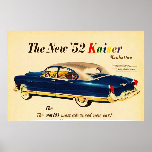 Das neue '52 Kaiser Car 3 Poster (Vorne)