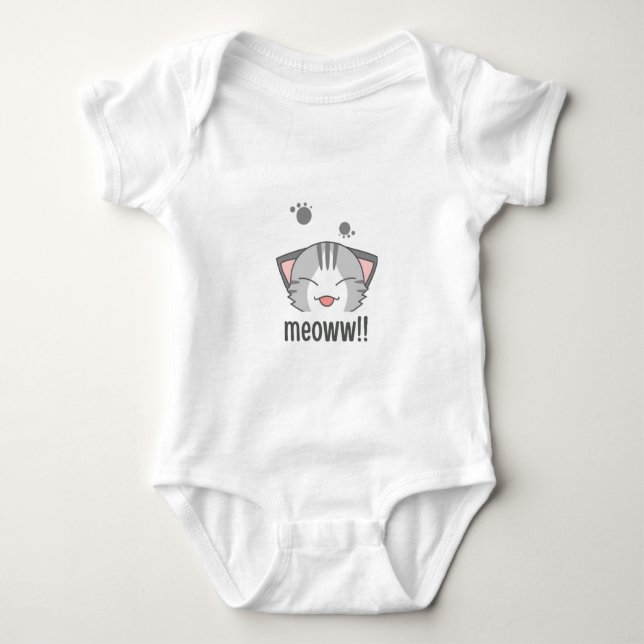Das neue Baby Jersey Bodysuit Design Baby Strampler (Vorderseite)