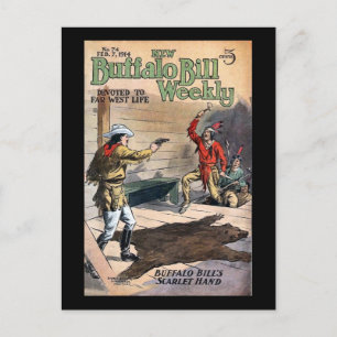 Das neue Buffalo Bill Weekly No. 74 1914 Postkarte