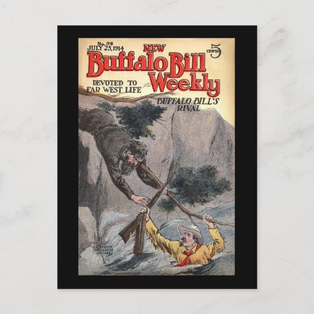 Das neue Buffalo Bill Weekly No. 98, 1914 Postkarte (Vorderseite)