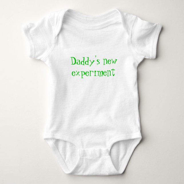 Das neue Experiment des Vatis Baby Strampler (Vorderseite)
