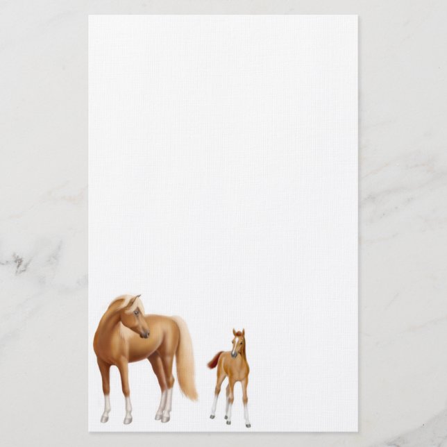 Das neue Fohlen-Briefpapier Briefpapier (Vorderseite)