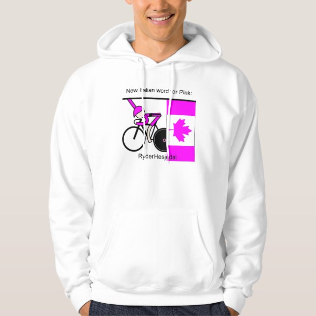 Das neue italienische Wort für Rosa. Hoodie (Vorderseite)