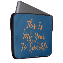 Das neue Jahr 2024 ist mein Jahr zum Sparen Laptopschutzhülle
