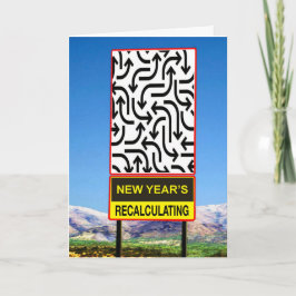 Das neue Jahr Feiertagskarte