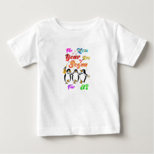 Das neue Jahr hat für uns begonnen Baby T-shirt