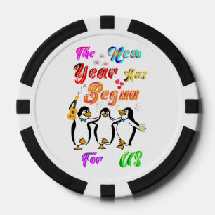 Das neue Jahr hat für uns begonnen Pokerchips