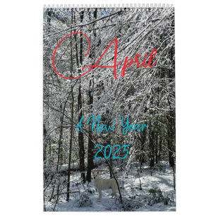 Das neue Jahr im April Kalender