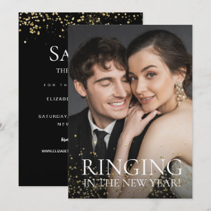 Das neue Jahr-Save the Date-Foto Einladung