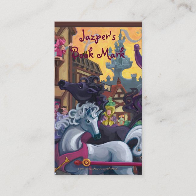 Das neue Lesezeichen des Kaisers Visitenkarte (Vorderseite)