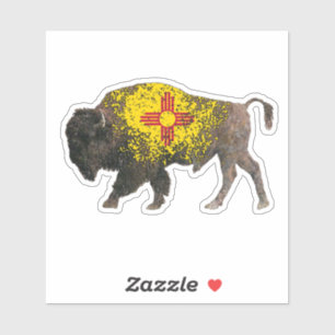 Das neue Mexiko heilige Buffalo Aufkleber