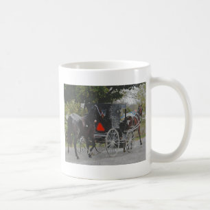 Das neue Pferd-Zuhause auf den amish-Weg bringen Tasse