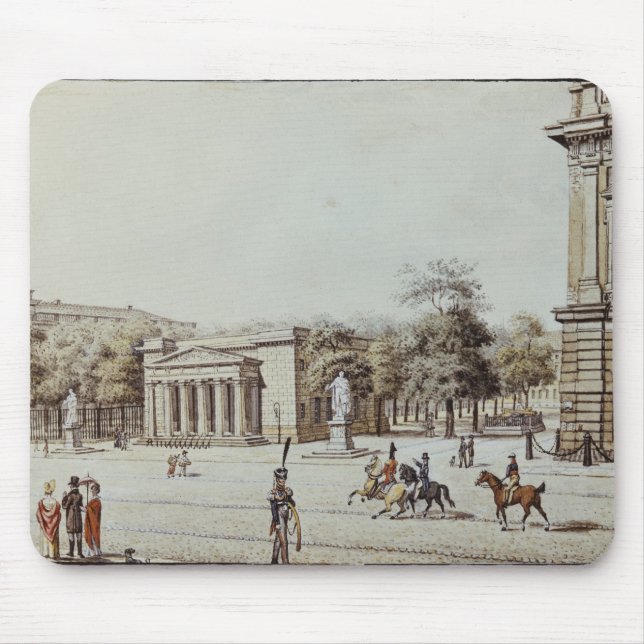 Das neue Uhr-Haus, nahe bei der Waffenkammer, Mousepad (Vorne)