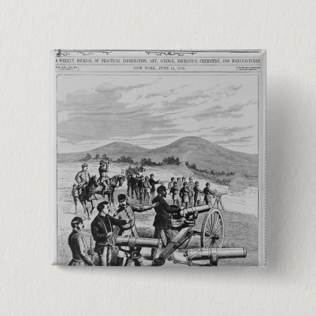 Das neues Modell Gatling Gewehr Button (Vorderseite)