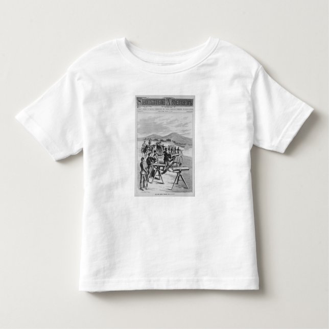 Das neues Modell Gatling Gewehr Kleinkind T-shirt (Vorderseite)