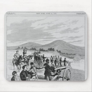 Das neues Modell Gatling Gewehr Mousepad