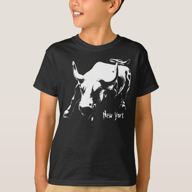 Das New Yorker Shirt NYC Bull Souvenir Shirt (Vorderseite)