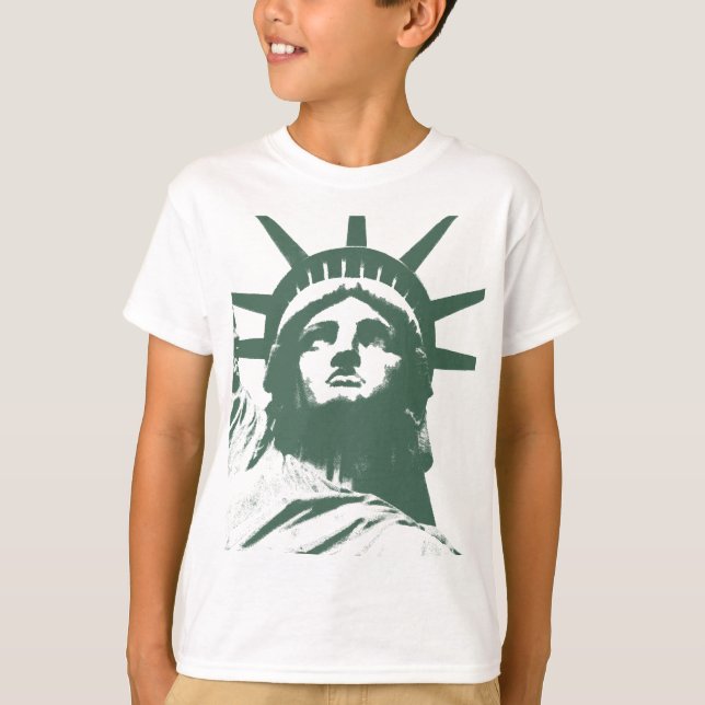 Das New- YorkShirt-Freiheitsstatue des Kindes T-Shirt (Vorderseite)