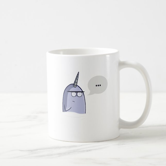 Das nichts Narwhal Kaffeetasse (Rechts)