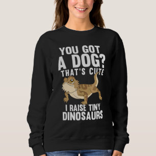 Das Niedlich, ich hebe Tiny Dinosaurier Bartete Dr Sweatshirt