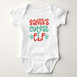 Das Niedliche Elf Baby Outfit des Weihnachtsmanns Strampler