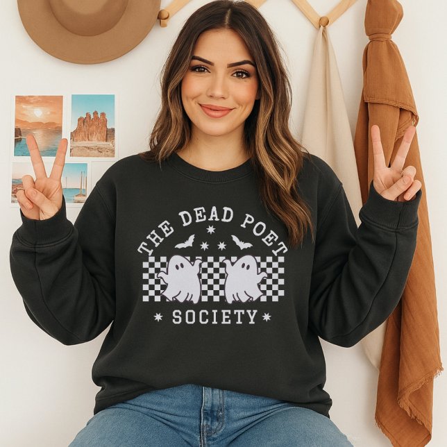 Das Niedliche Geisterhaus der Toten Dichtergesells Sweatshirt (Von Creator hochgeladen)