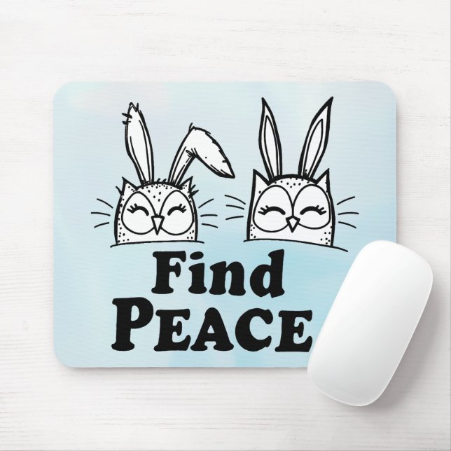 Das Niedliche, hellblütige Paar Mousepad (Mit Mouse)