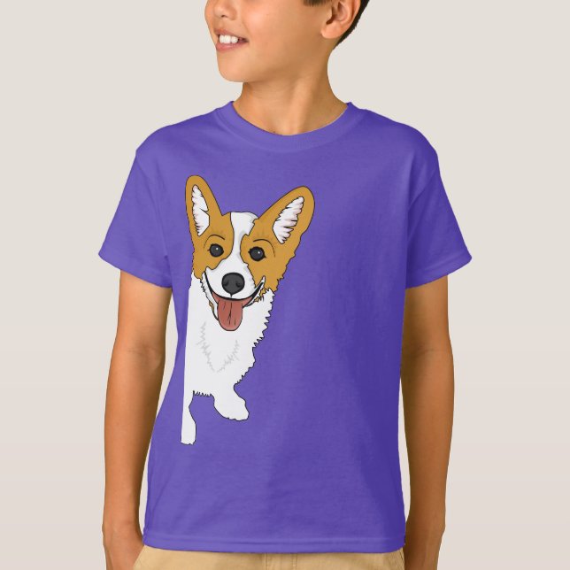 Das niedliche Shirt des Corgi-Kindes (Vorderseite)