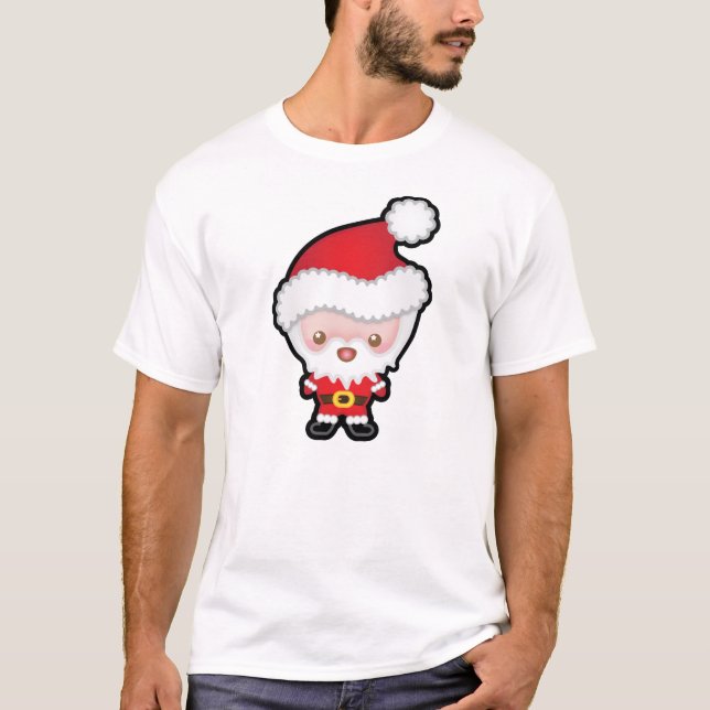 Das niedliche T-Shirt der Kawaii Weihnachtsmann (Vorderseite)