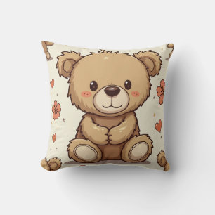 Das niedliche Teddybär-Kissen Kissen