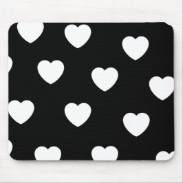 Das Niedliche Valentin des Minimalistischen Schwar Mousepad