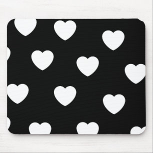 Das Niedliche Valentin des Minimalistischen Schwar Mousepad