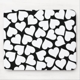 Das Niedliche Valentin des Minimalistischen Schwar Mousepad