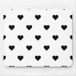 Das Niedliche Valentin des Minimalistischen Schwar Mousepad