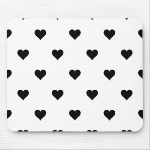 Das Niedliche Valentin des Minimalistischen Schwar Mousepad