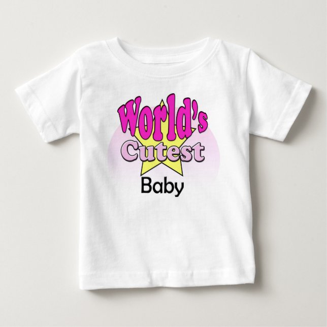 Das Niedlichste Baby der Welt Baby T-shirt (Vorderseite)