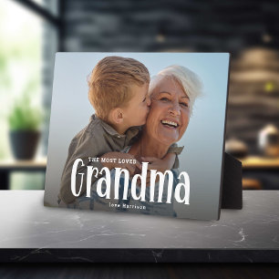 Das Niedlichste GRANDMA-Foto-Geschenk Fotoplatte