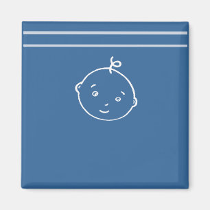 das niedlichste kleine Babygesicht Magnet