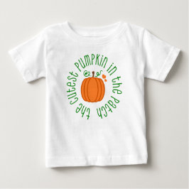 Das Niedlichste Kürbis im Patch Fall Inspiriert Ba Baby T-shirt